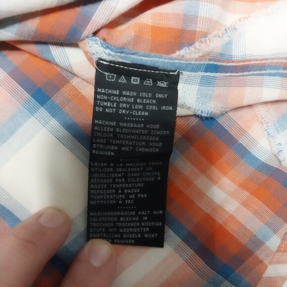 Harley-Davidson 2XL Plaid Snap Shirt Performance Power Graphic Back 100% Cotton - Picture 11 of 12